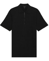 Good Man Brand - Short Sleeve Zip Polo - Lyst