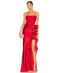 Cinq À Sept - Vestido Largo Drina En Color Rojo Talla (También En 10, 2) - Lyst