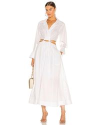 Jonathan Simkhai - Alex Pleated Cut Out Dress - Lyst