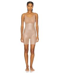 Spanx - Shape Invisible Shaping Closed Bust Mid-Thigh Bodysuit - Lyst