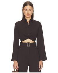 Matthew Bruch - Twist Button Up Top - Lyst