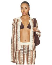 superdown - Francie Crochet Cardigan - Lyst