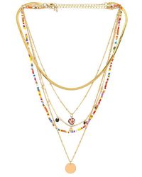 8 Other Reasons - Beaded Layered Necklace - Lyst