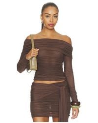AFRM - Coyle Top en Chocolate - Lyst