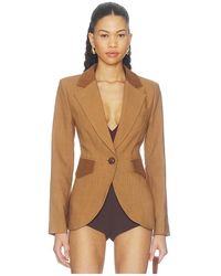Smythe - Blocked Seamed Blazer - Lyst
