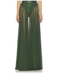 Norma Kamali - Flared Maxi Skirt - Lyst