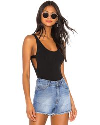 superdown Liza Scoop Back Bodysuit - Black