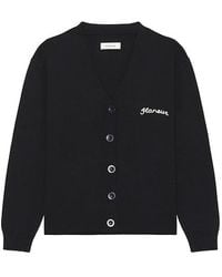 flâneur - Signature Cardigan Sweater - Lyst