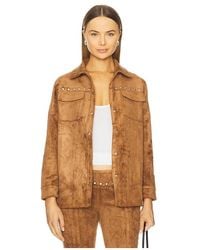 Amanda Uprichard - X Revolve Nirvana Suede Jacket - Lyst