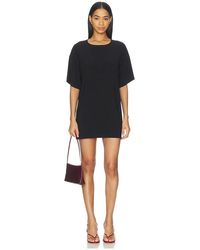 Norma Kamali - X Lifestyle Short Sleeve Boxy Mini Dress - Lyst