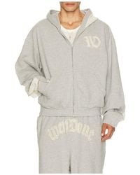 we11done - Inside-Out Zip Up Hoodie - Lyst