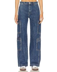 Hudson Jeans - Vaquero de pernera ancha y cintura alta welt pocket cargo - Lyst