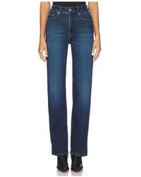 GOOD AMERICAN - Soft Tech Good True Straight Jeans - Lyst