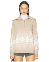 Varley - Betty Jacquard Half Zip Sweater - Lyst