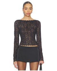 Elodie the Label - Alma Lace Top - Lyst