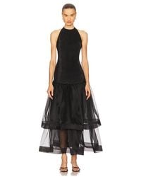 L'idée - Vestido Carrie En Color Negro Talla (También En 12/L, 14/Xl, 6/Xs, 8/S) - Lyst