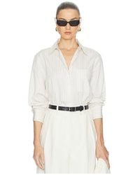 Anine Bing - Essie Cropped Shirt - Lyst