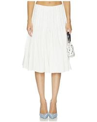 Markgong - Pleated Midi Skirt - Lyst