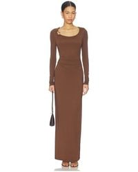 SNDY'S - Ashley Scoop Neck Maxi Dress - Lyst
