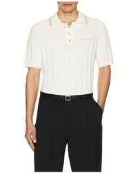 CASABLANCA - Tennis Boucle Polo Shirt - Lyst