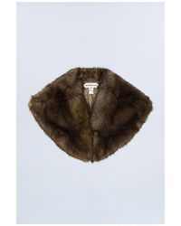 REVOLVE LOS ANGELES - Elyonne Faux Fur Shawl - Lyst