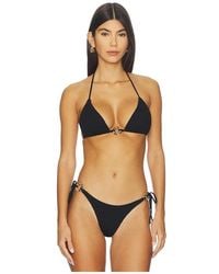 Bondeye - Ingrid Ring Triangle Bikini Top - Lyst