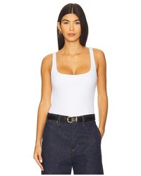 Susana Monaco - Essential Low Back Tank Thong Back Bodysuit - Lyst