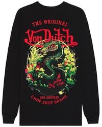 Von Dutch - Snake Graphic Long Sleeve Tee - Lyst