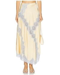 L'academie - 'Academie Lay Midi Skirt - Lyst