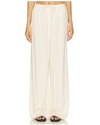 WeWoreWhat - Pantalón Con Lazo En La Cintura En Color Ivory Talla En - Lyst