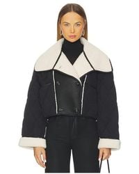 Blank NYC - Cropped Faux Leather Jacket - Lyst