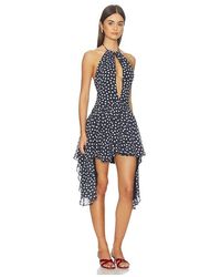 knee length dresses for ladies Ofeliah Mini Dress Red Check