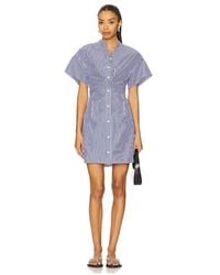 Rag & Bone - Gretchen Stripe Poplin Dress - Lyst