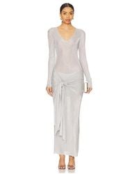 SER.O.YA - Ashera Metallic Knit Dress - Lyst