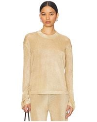 SER.O.YA - Oberteil Aus Strick Mit Metallic-Garn Hana - Lyst