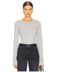 ÉTERNE - Long Sleeve Baby Tee - Lyst