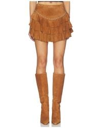 Urban Outfitters - X Revolve Frill Mini Skirt - Lyst