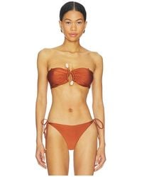 Bardot - Rymona Bandeau Bikini Top - Lyst