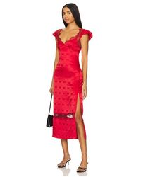Free People - Foolish Heart Midi Dress - Lyst