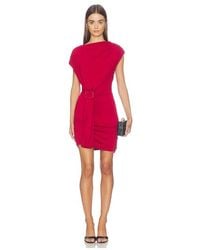Misha - Ona Drape Mini Dress - Lyst