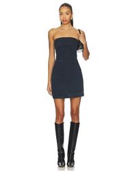 SNDY'S - Nomi Denim Mini Dress - Lyst
