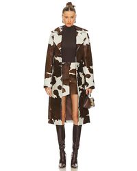 Helmut Lang - Cowhide Trench Coat - Lyst