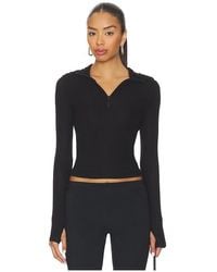 Michael Lauren - Jove Long Sleeve Half Zip Top - Lyst