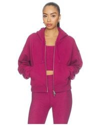Beyond Yoga - Luxefleece Hooded Full-Zip Jacket - Lyst