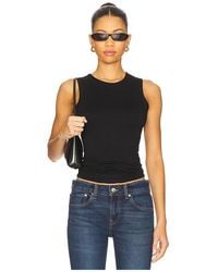 ÉTERNE - Sleeveless Crewneck Soft Jersey Top - Lyst