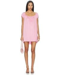 Frankie's Bikinis - Bo Silk Mini Dress - Lyst