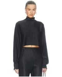 LAPOINTE - Satin Caftan Top - Lyst