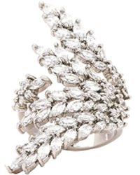 8 Other Reasons Bouquet Ring - Metallic