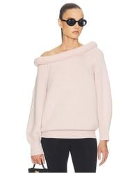 Helsa - Cressidia Off Shoulder Sweater - Lyst