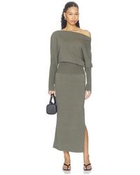Jonathan Simkhai - Janese Off Shoulder Midi Dress - Lyst